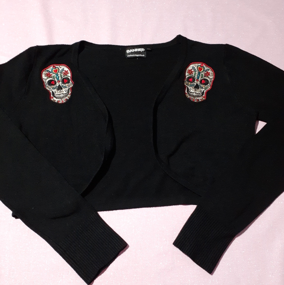 Cropped Bolero Style Cardigan